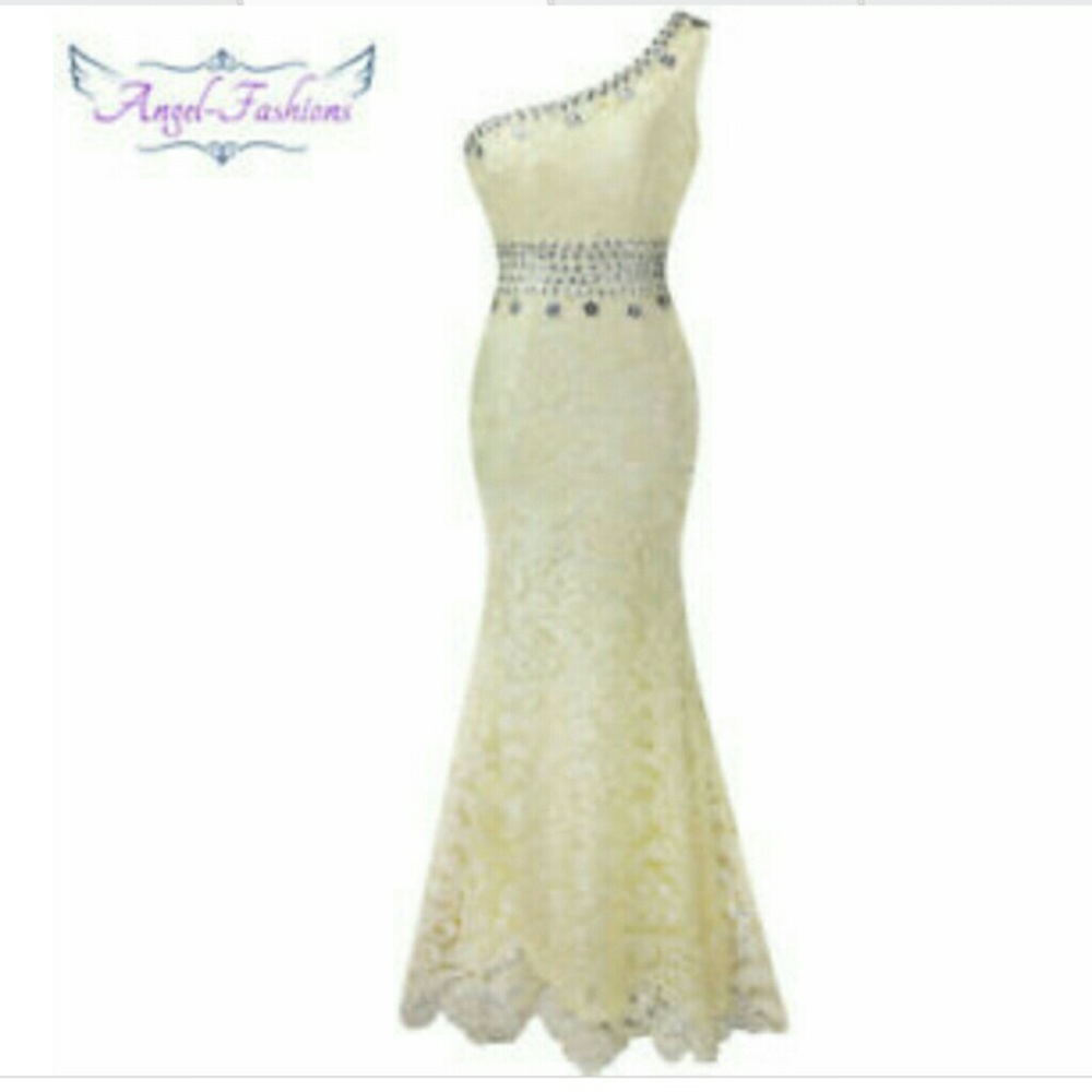 Angel fashion woman's  one shoulder illusion XL